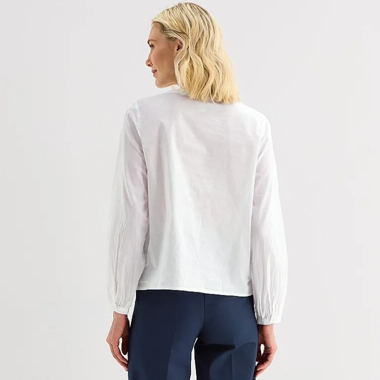 Liz Claiborne Womens Tall Round Neck Long Sleeve Blouse
