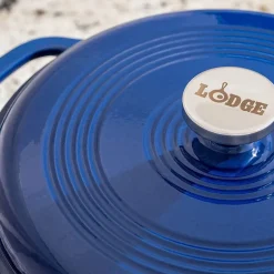 Lodge Cookware 6 Qt Enameled Cast Iron Dutch Oven