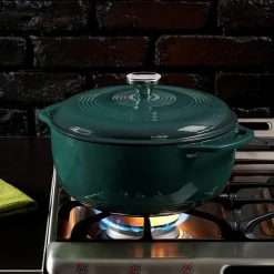 Lodge Cookware 6 Qt Enameled Cast Iron Dutch Oven