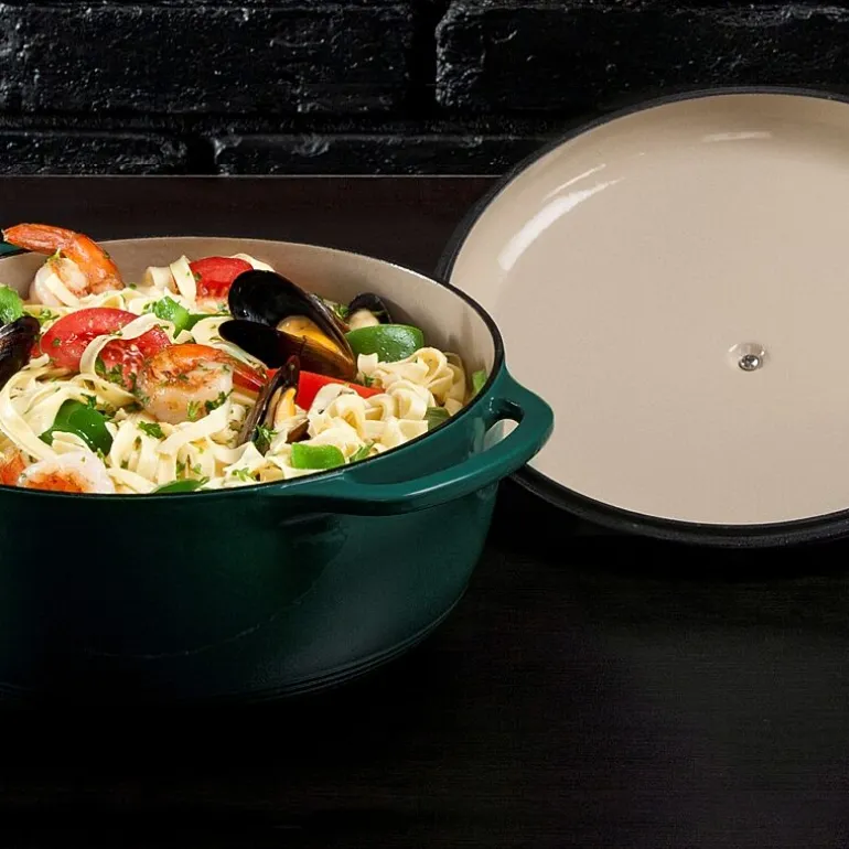 Lodge Cookware 6 Qt Enameled Cast Iron Dutch Oven