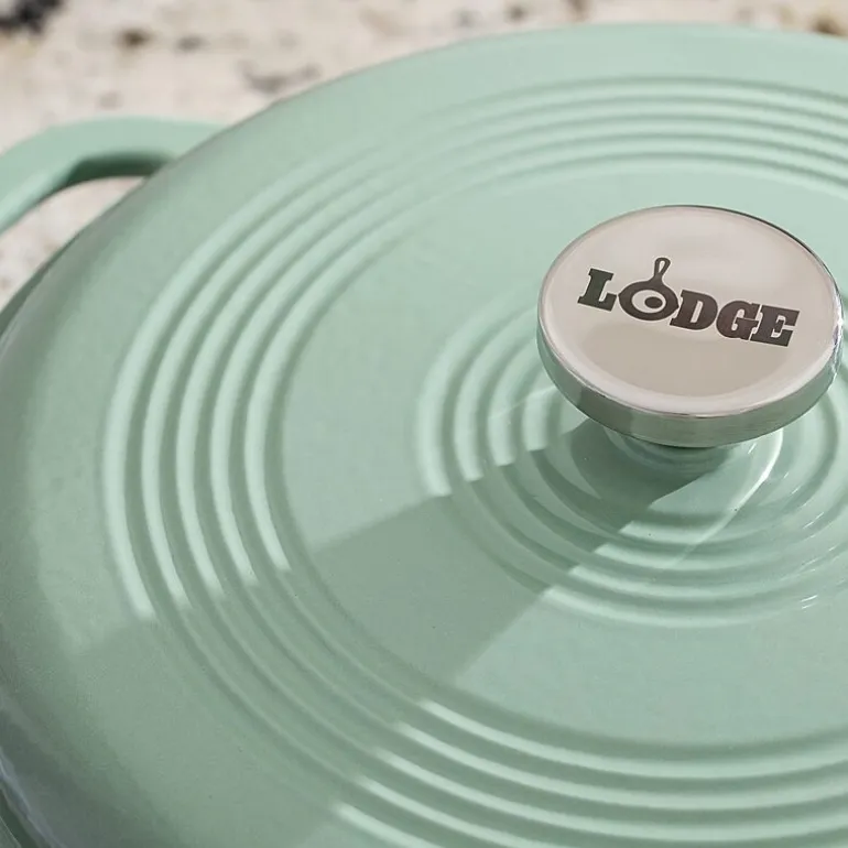 Lodge Cookware 6 Qt Enameled Cast Iron Dutch Oven