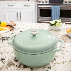 Lodge Cookware 6 Qt Enameled Cast Iron Dutch Oven