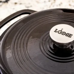 Lodge Cookware 6 Qt Enameled Cast Iron Dutch Oven