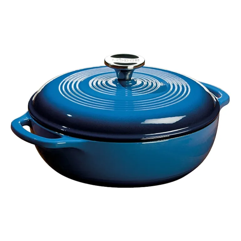 Lodge Cookware 3 Qt Enameled Cast Iron Dutch Oven