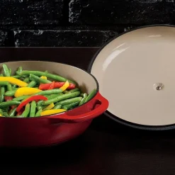 Lodge Cookware 3 Qt Enameled Cast Iron Dutch Oven
