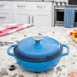 Lodge Cookware 3 Qt Enameled Cast Iron Dutch Oven