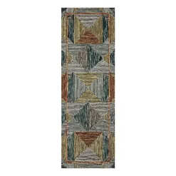 Loloi Spectrum Geometric Hooked Indoor Rectangular Accent Rug