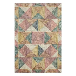 Loloi Spectrum Geometric Hooked Indoor Rectangular Accent Rug