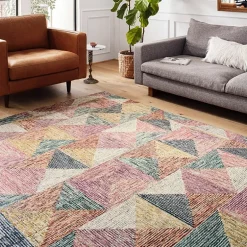 Loloi Spectrum Geometric Hooked Indoor Rectangular Accent Rug