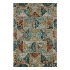 Loloi Spectrum Geometric Hooked Indoor Rectangular Accent Rug