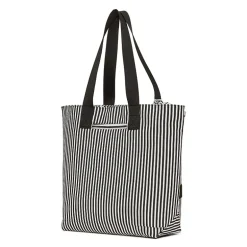 London Fog Canvas Straw Tote Bag