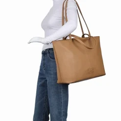London Fog East West Double  Handle Tote Bag