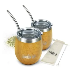 London Sip 8-oz. Yerba Mate Cup Set