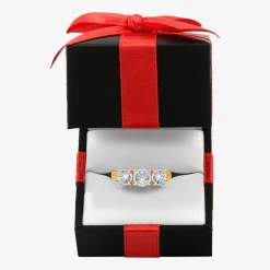 Love Lives Forever 1 CT.T.W. Natural Diamond 3-Stone Engagement Ring in 10K or 14K Gold