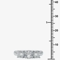 Love Lives Forever 1 CT.T.W. Natural Diamond 3-Stone Engagement Ring in 10K or 14K Gold