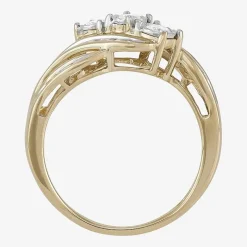 Love Lives Forever 1/2 CT.T.W. Round White Natural Diamond 10K Gold 3-Stone Ring
