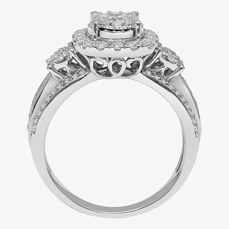Love Lives Forever (I / I1) Womens 1 CT. T.W. Lab Grown White Diamond 10K Gold Bridal Set