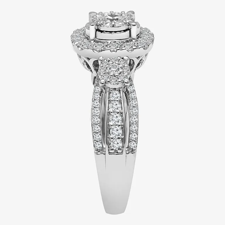Love Lives Forever (I / I1) Womens 1 CT. T.W. Lab Grown White Diamond 10K Gold Bridal Set