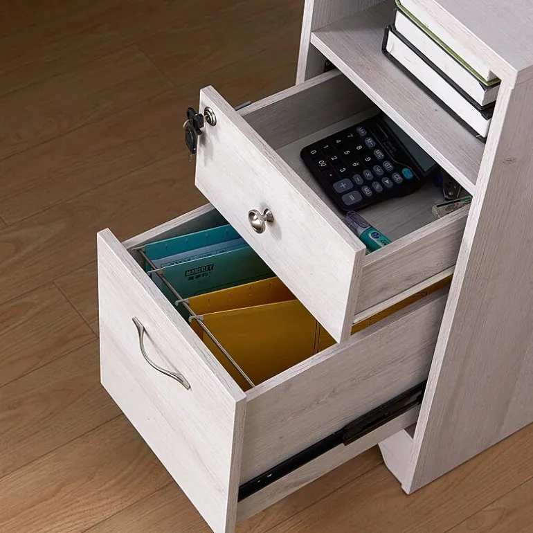 L-Shaped Storage Home Office Desk
