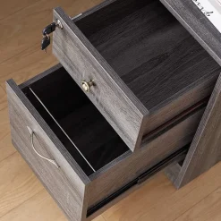 L-Shaped Storage Home Office Desk