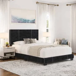 LUCENA UPHOLSTERED PLATFORM BED