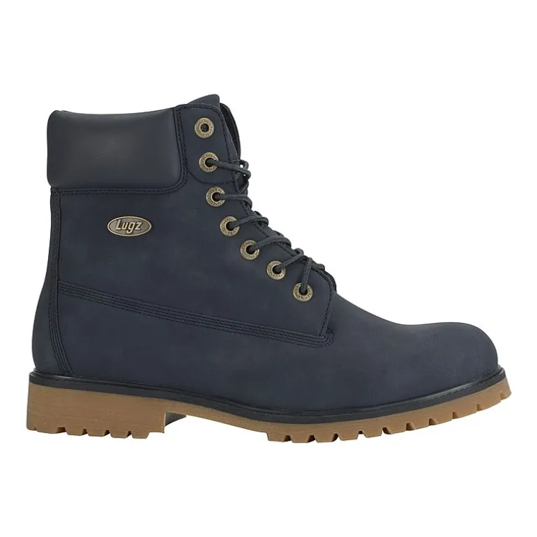 Lugz Mens Convoy Flat Heel Lace Up Boots