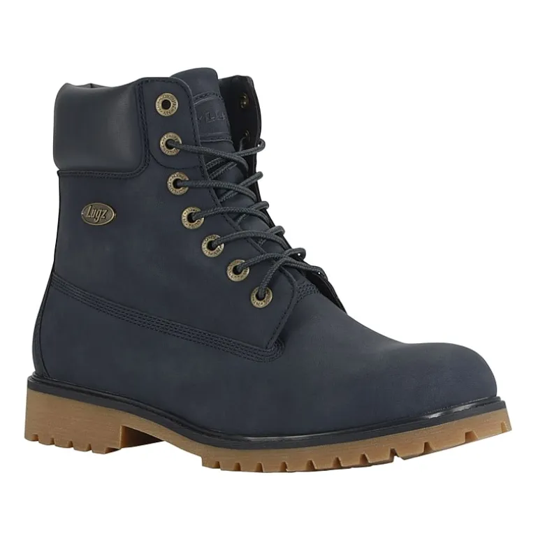Lugz Mens Convoy Flat Heel Lace Up Boots