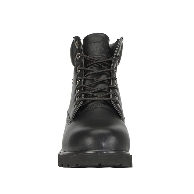Lugz Mens Drifter 6 Steel Toe Water Resistant Slip Resistant Flat Heel Work Boots