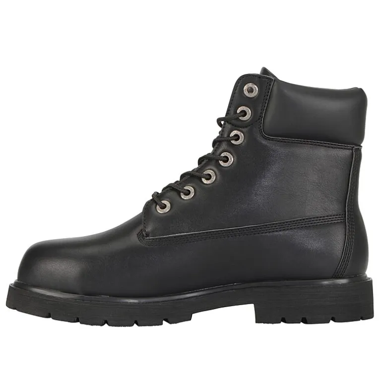 Lugz Mens Drifter 6 Steel Toe Water Resistant Slip Resistant Flat Heel Work Boots