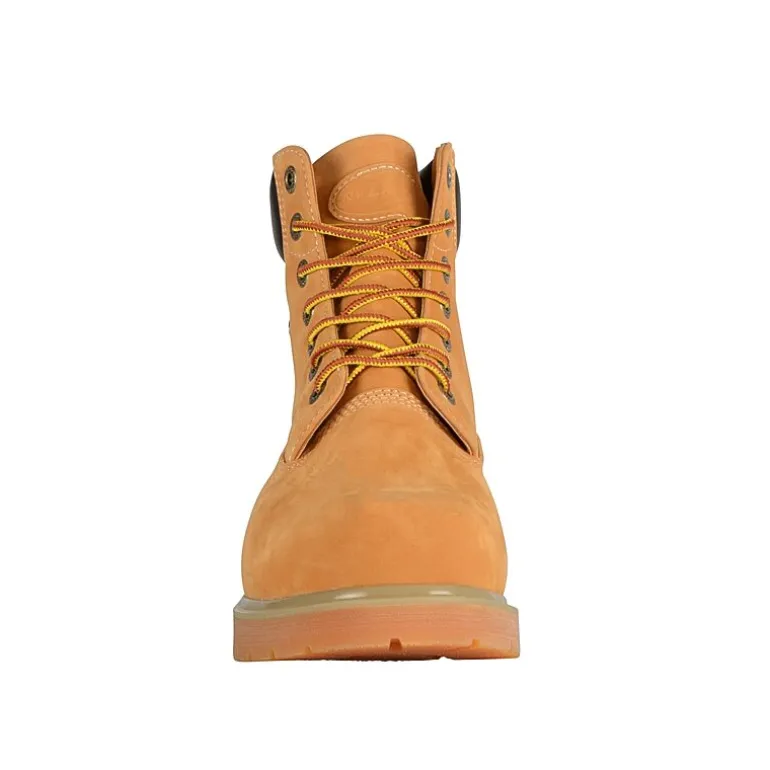 Lugz Mens Drifter 6 Steel Toe Water Resistant Slip Resistant Flat Heel Work Boots