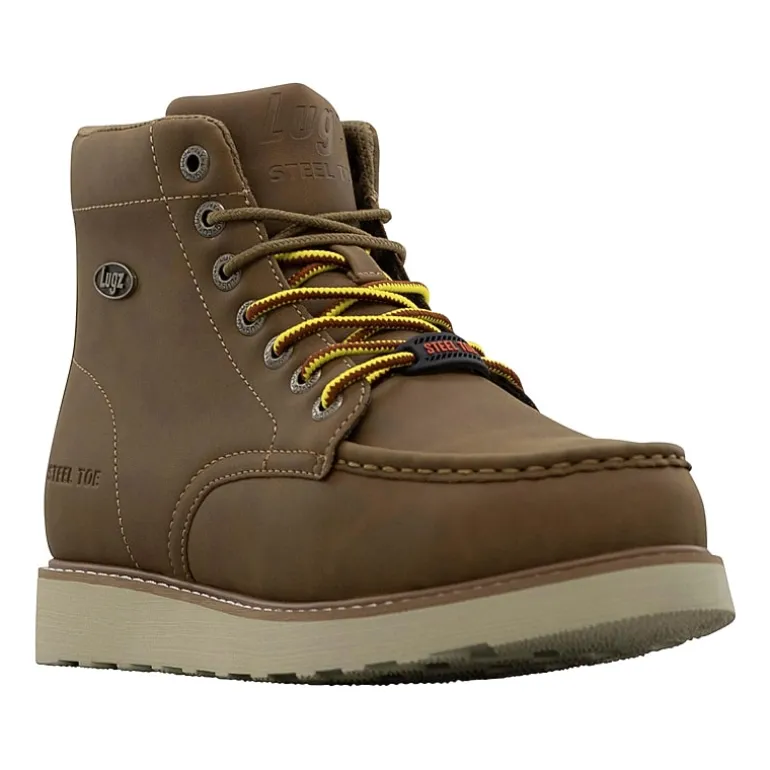 Lugz Monterey Steel Mens Flat Heel Work Boots