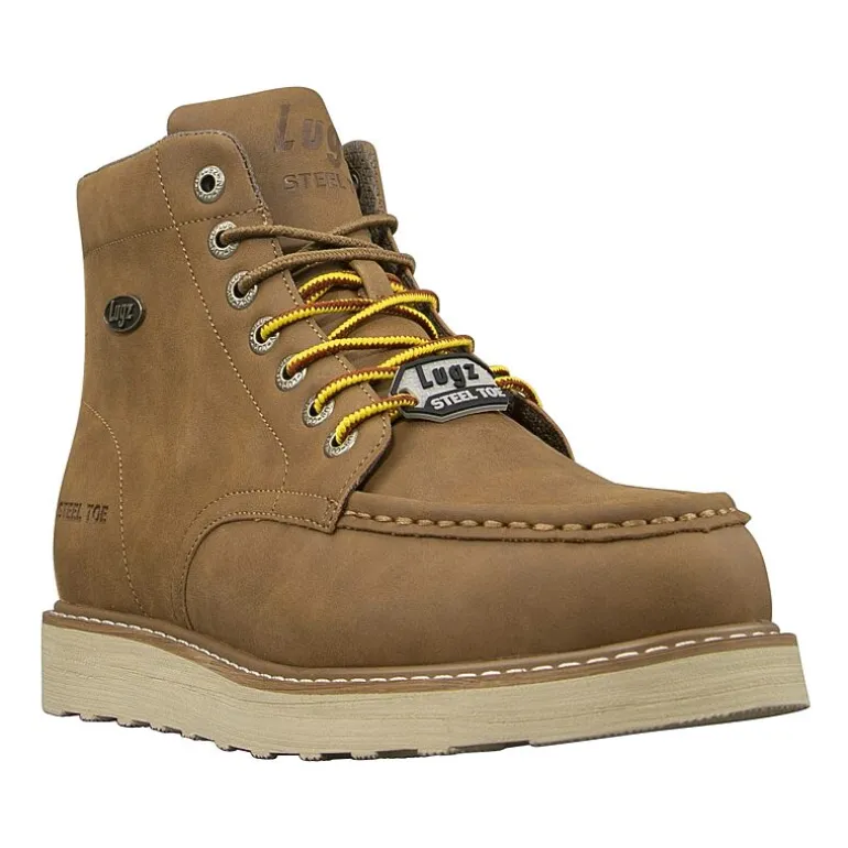 Lugz Monterey Steel Mens Flat Heel Work Boots
