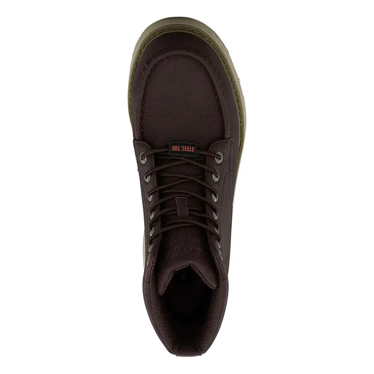 Lugz Monterey Steel Mens Flat Heel Work Boots
