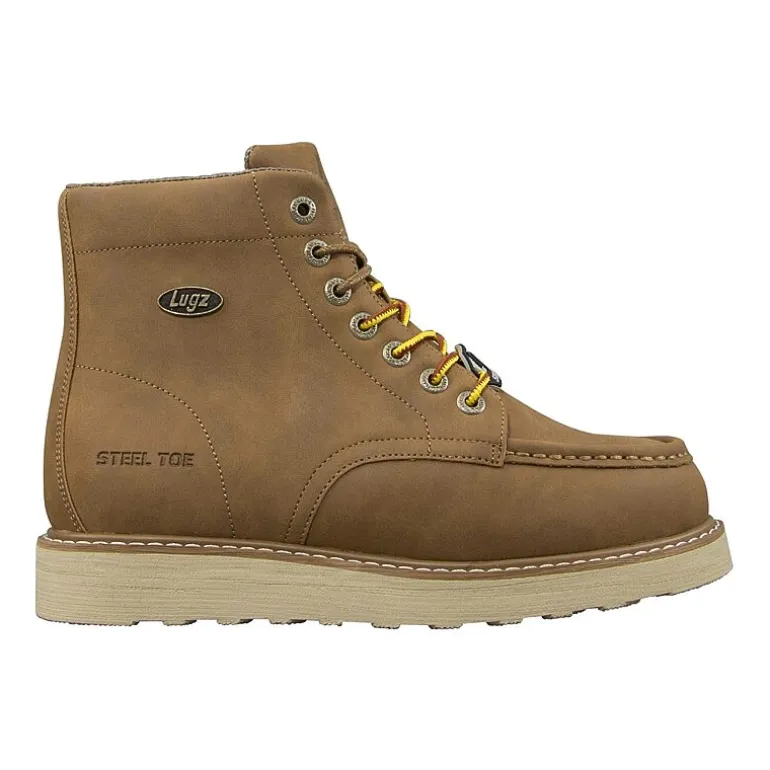 Lugz Monterey Steel Mens Flat Heel Work Boots