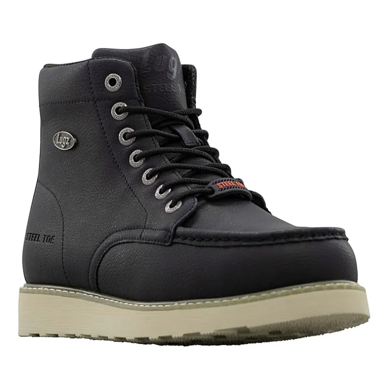 Lugz Monterey Steel Mens Flat Heel Work Boots