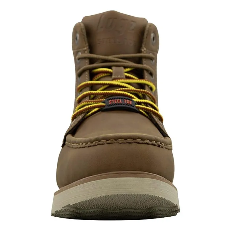 Lugz Monterey Steel Mens Flat Heel Work Boots