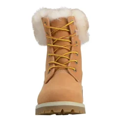 Lugz Womens Convoy Fur Block Heel Lace Up Boots