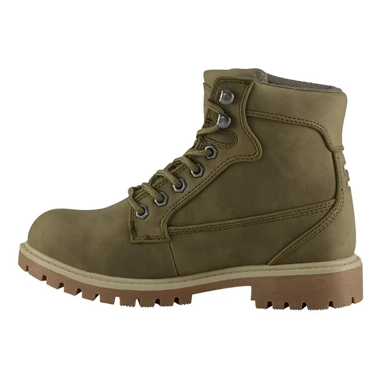 Lugz Womens Mantle Hi Flat Heel Lace Up Boots