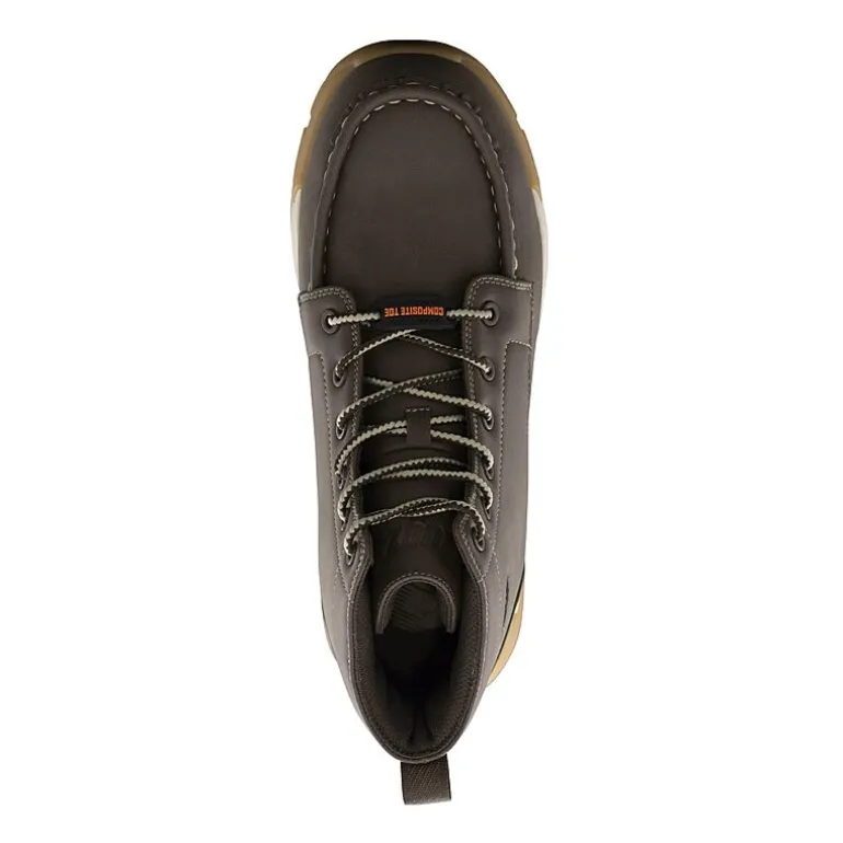 Lugz Yard LX Composite Toe Mens Slip Resistant Flat Heel Work Boots