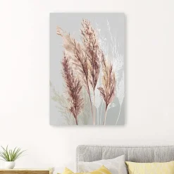 Lumaprints Blushing Pomp Grass Ii Giclee Canvas Art