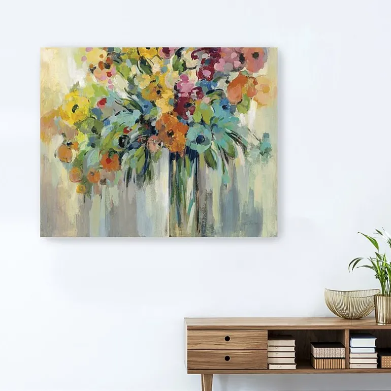 Lumaprints Cloud Of Flowers Giclee Canvas Art