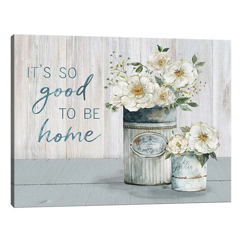 Lumaprints Good To Be Home Canvas Art