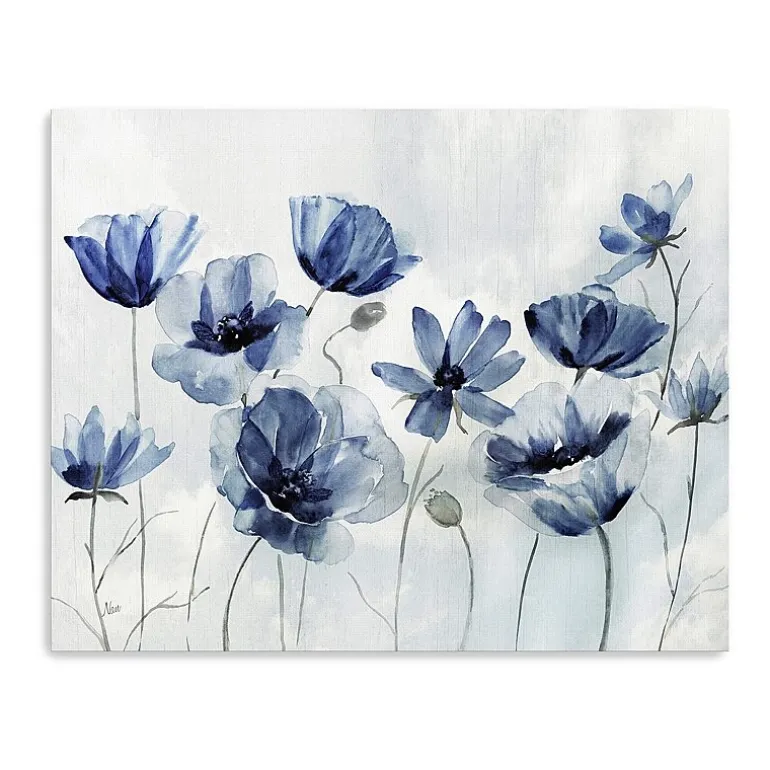 Lumaprints Indigo Spring Awakening Canvas Art
