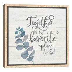 Lumaprints Inspiration - Together Framed Canvas Art