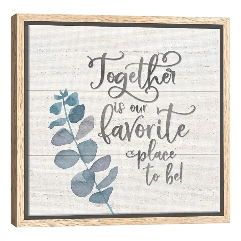 Lumaprints Inspiration - Together Framed Canvas Art