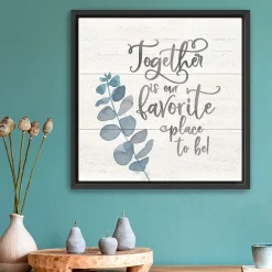 Lumaprints Inspiration - Together Framed Canvas Art