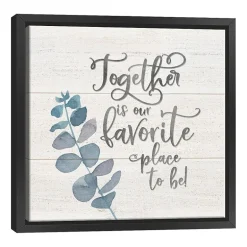 Lumaprints Inspiration - Together Framed Canvas Art