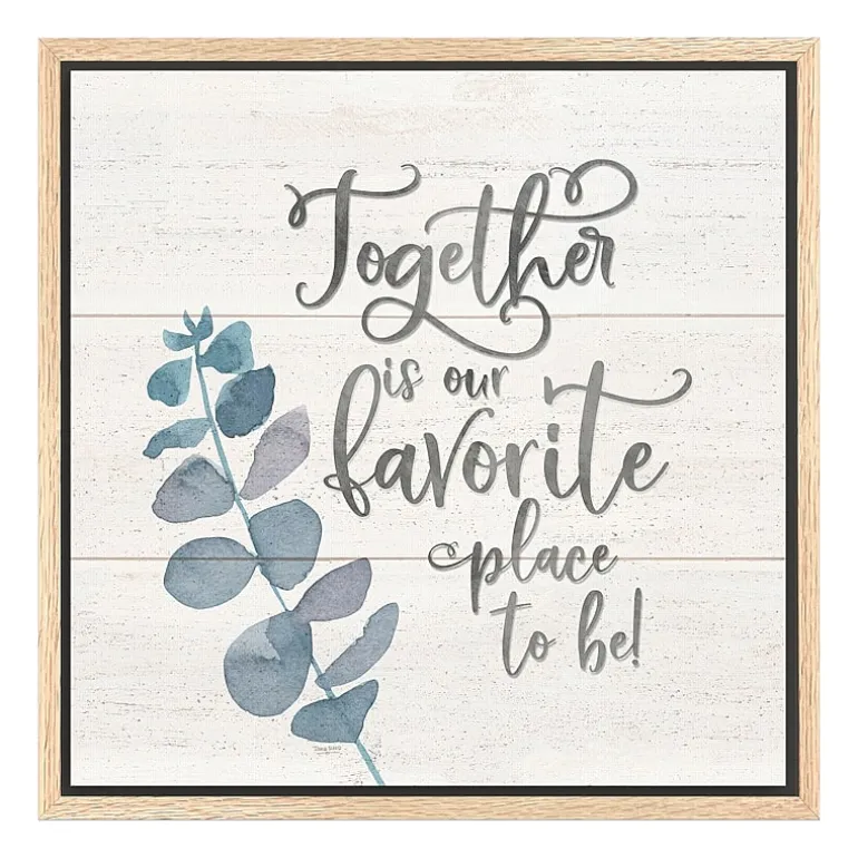 Lumaprints Inspiration - Together Framed Canvas Art