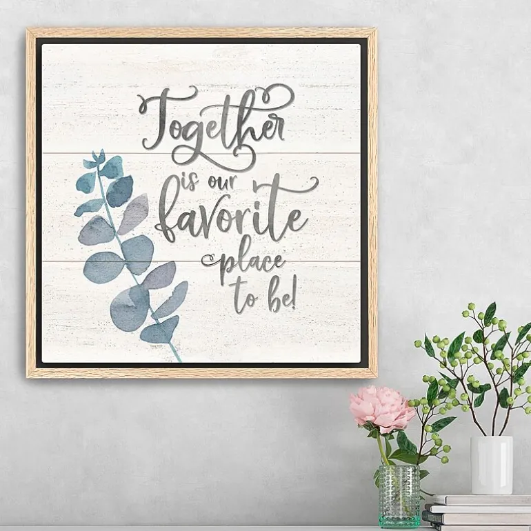 Lumaprints Inspiration - Together Framed Canvas Art