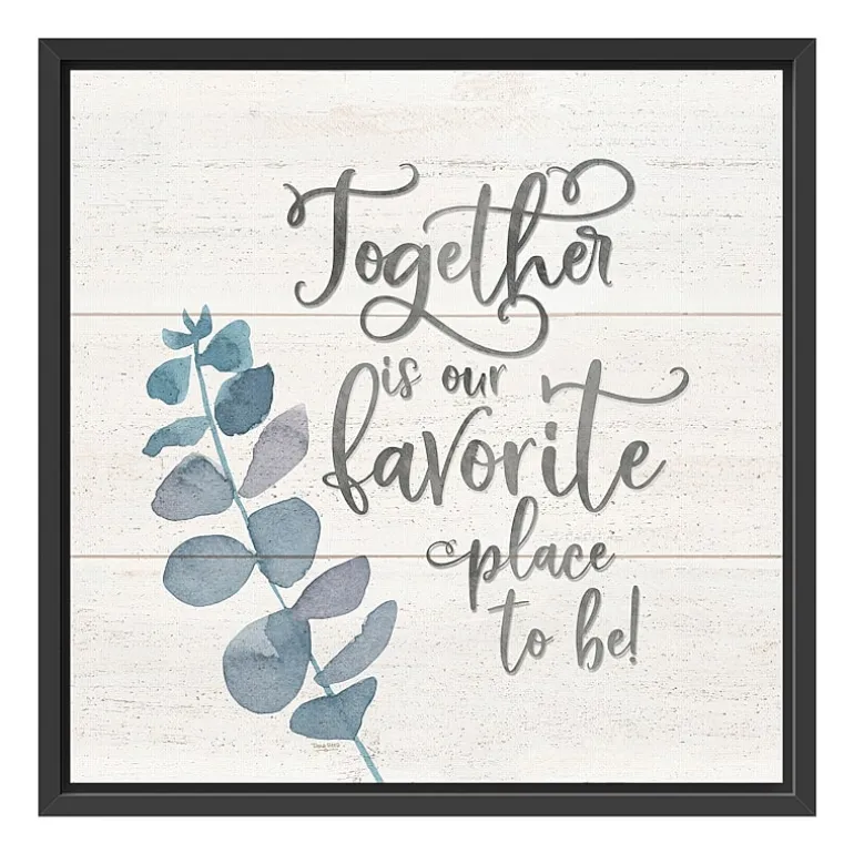 Lumaprints Inspiration - Together Framed Canvas Art